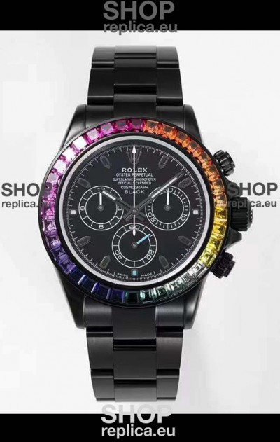 Rolex Daytona Blaken Edition Swiss 1:1 Mirror Replica Cal.4130 Movement PVD Casing