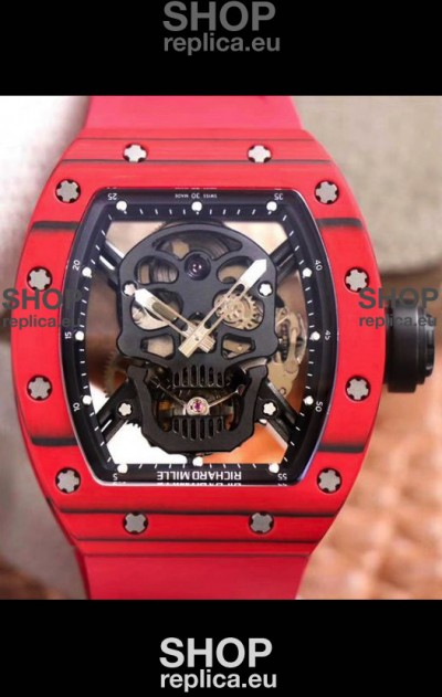 Richard Mille RM052-1 Tourbillon in RED Ceramic Casing - 1:1 Mirror Quality 