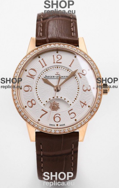 Jaeger-LeCoultre Rendez-Vous Steel Night & Day Rose Gold 1:1 Mirror Swiss Watch
