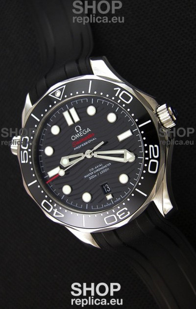 Omega Seamaster 300M Co-Axial Master Chronometer BLACK Swiss 1:1 Mirror Replica Watch 