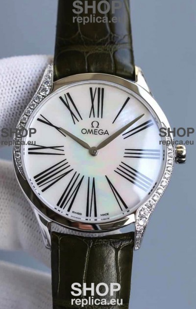 Omega De Ville Tresor Edition Swiss Quartz Watch 36MM Steel Casing White Dial