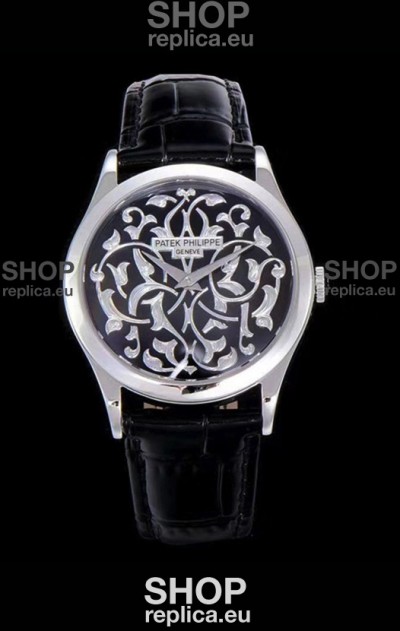 Patek Philippe 5088/100P Calatrava Stainless Steel Watch 1:1 Mirror Replica