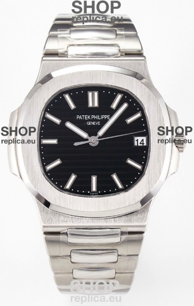 Patek Philippe Super Clone Nautilus 5711 Black Dial 1:1 Mirror Watch 