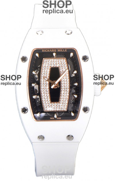 Richard Mille RM007 White Ceramic Automatic Superclone Swiss Replica Watch