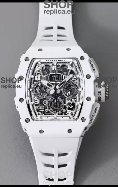 Richard Mille RM11-03 Titanium/White Ceramic 1:1 Mirror Quality Swiss Replica Watch