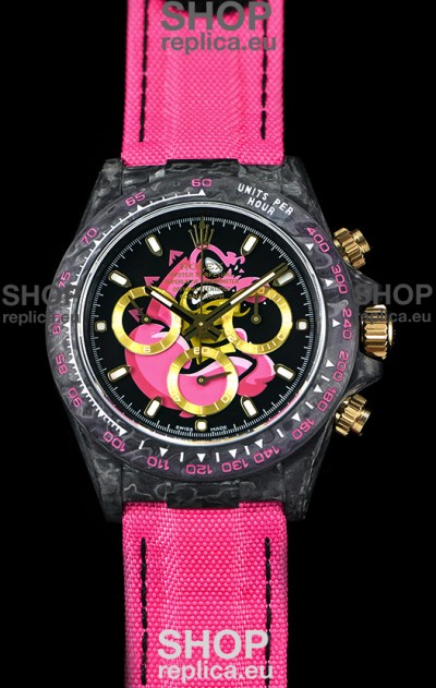 Rolex Daytona CHRONUSART Forged Cabon Casing 1:1 Mirror Replica Multicolored Dial