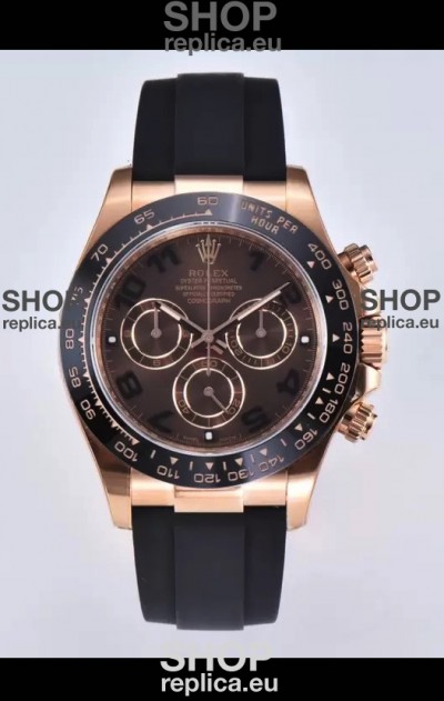 Rolex Cosmograph Daytona M116515 Rose Gold Original Cal.4130 Movement - 904L Steel Watch