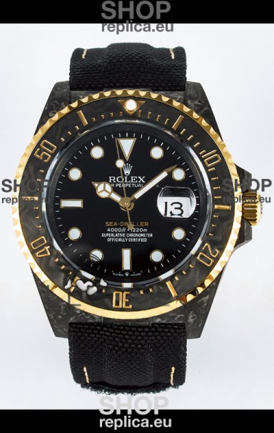 Rolex GMT Masters II Super Clone DiW Edition Swiss Replica Lightweight Carbon Casing Watch 