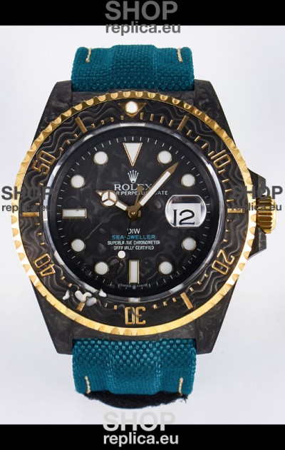 Rolex GMT Masters II Super Clone DiW Edition Swiss Replica Lightweight Carbon Casing Watch 