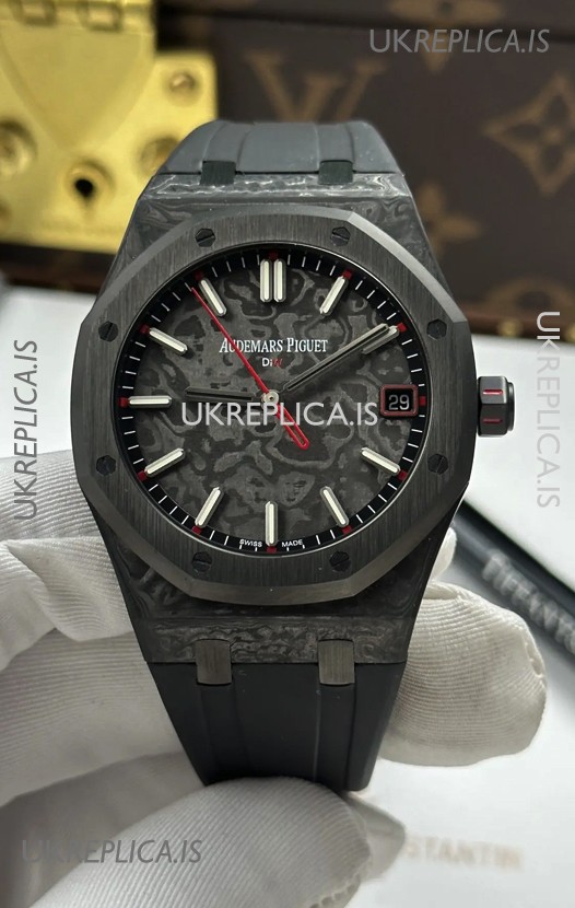 Royal Oak Speedster Voidline DiW 15500 Black Carbon Super Clone Watch 