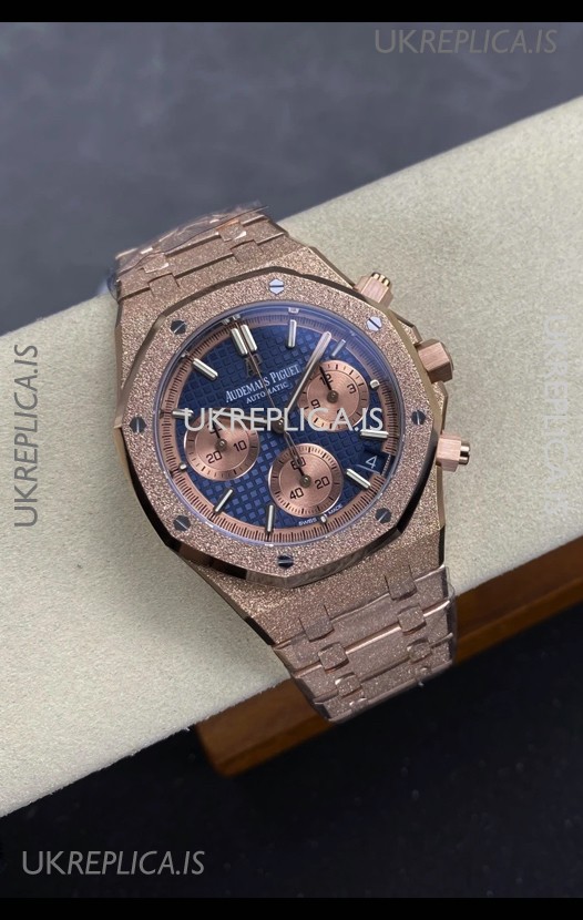 Royal Oak Chrono 26240 Frosted Rose Gold Super Clone Watch