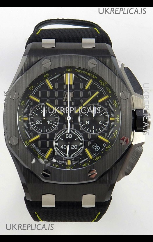 Royal Oak Offshore Chronograph 26420FE Black Ceramic Super Clone Watch 