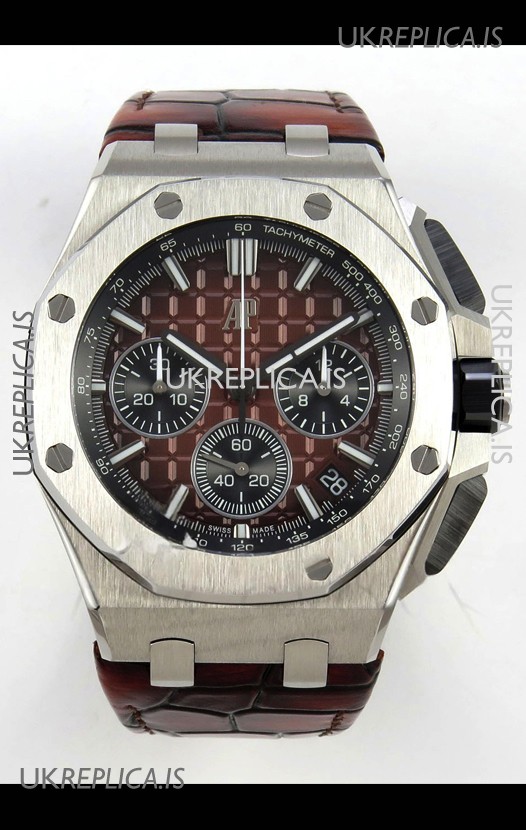 Royal Oak Offshore Chronograph 26420 Brown Dial Super Clone Watch 