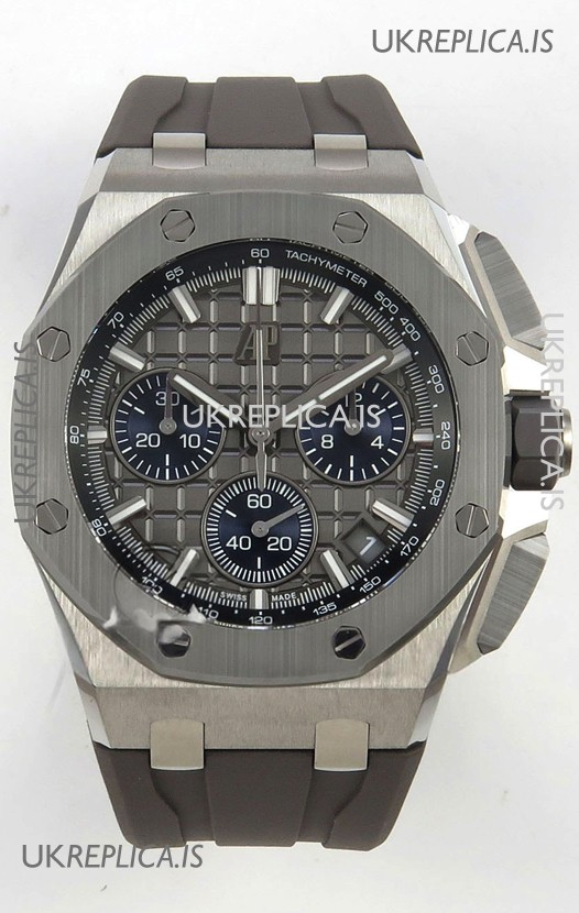 Royal Oak Offshore Chronograph 26420 Titanium Grey Dial Super Clone Watch 