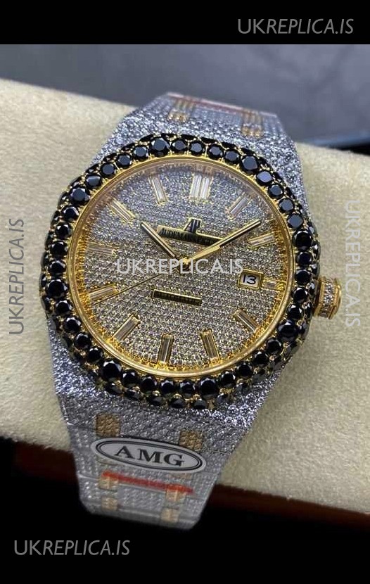 Royal Oak 15400 Iced Out Super Clone Edition 2 Super Clone Watch 