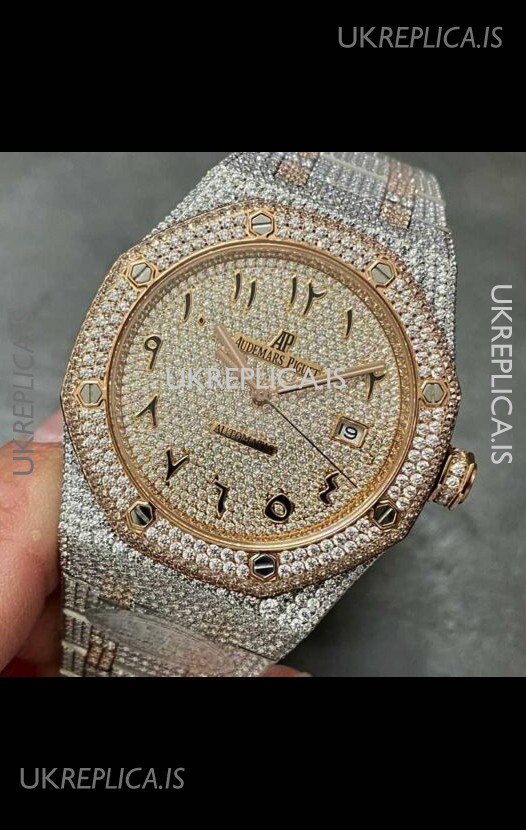 Royal Oak 15400 Iced Out Super Clone Edition 7 Super Clone Watch 