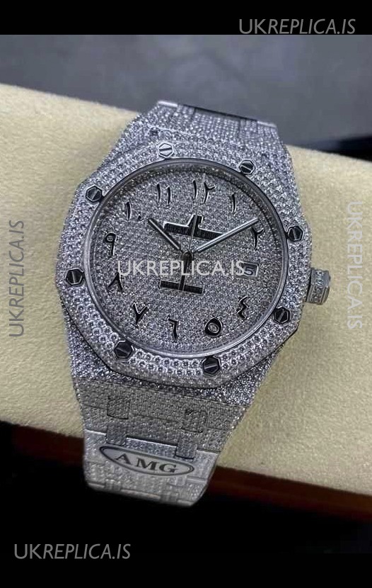 Royal Oak 15400 Iced Out Super Clone Edition 11 Super Clone Watch 