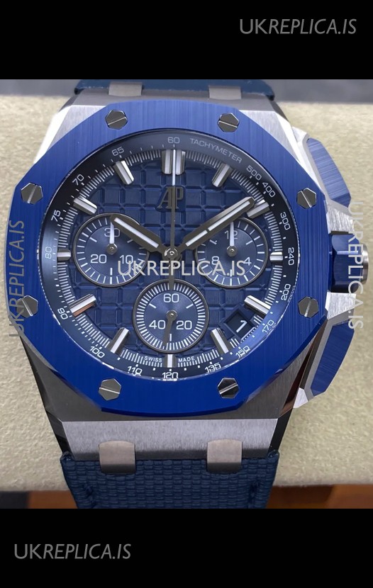 Royal Oak Offshore 26420CE Blue Dial Stainless Steel Super Clone Watch 