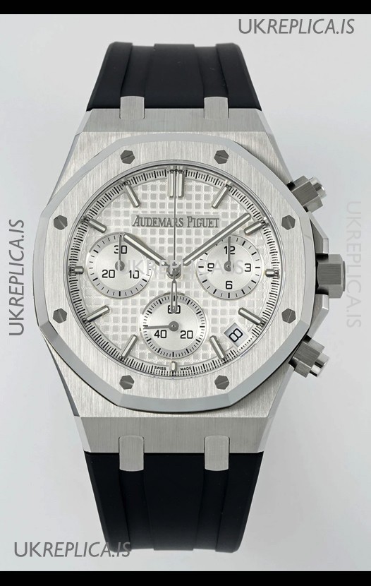 Royal Oak Chrono 26240 White Dial Super Clone Watch 