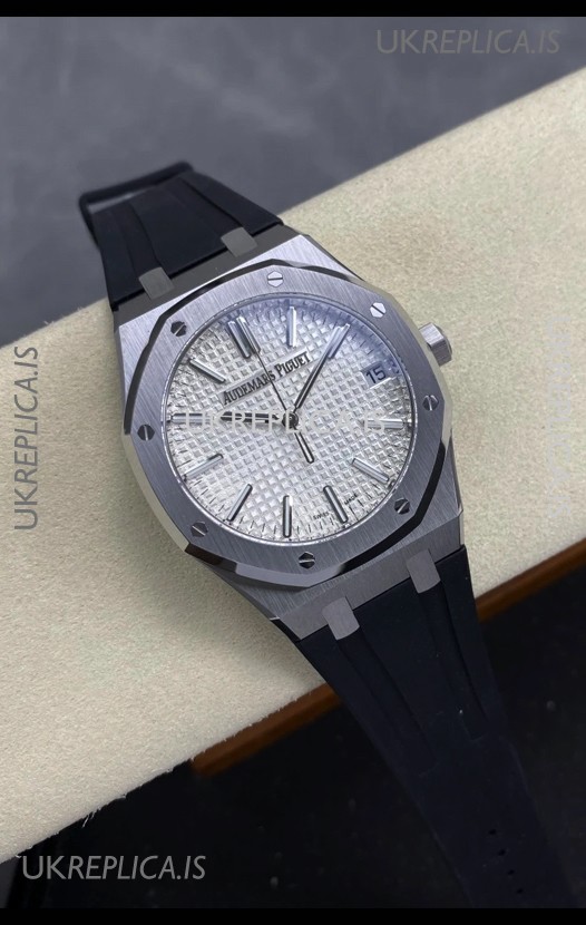 Royal Oak 15510 41mm Steel White Dial Super Clone Watch 