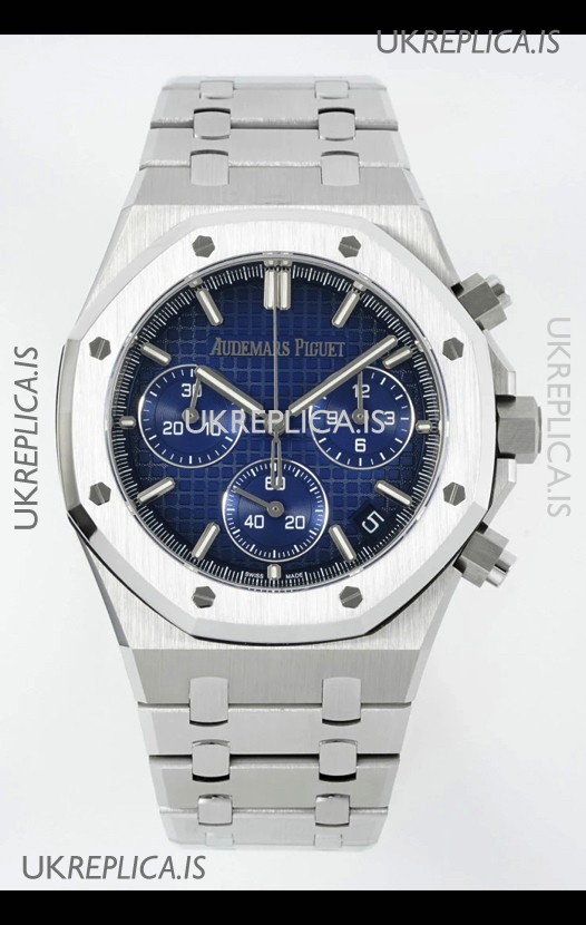 Royal Oak Chrono 26240 Blue Dial Steel Caing Super Clone Watch 