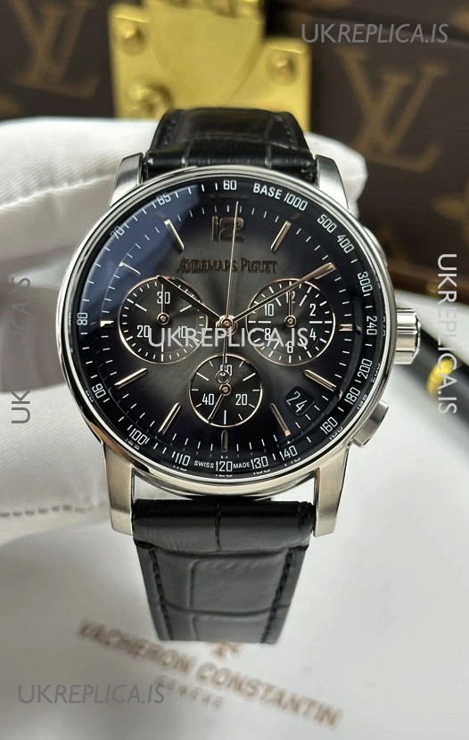 AP CODE 11.59 26393ST Chrono Smoked Dial Super Clone Watch 