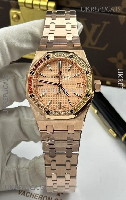 Royal Oak 37MM Champange Dial Watch in 3120 Movement Super Clone Watch 