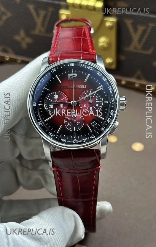 AP CODE 11.59 26393ST Chrono Red Dial Super Clone Watch 