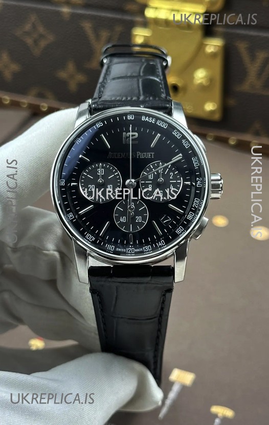AP CODE 11.59 26393ST Chrono Black Dial Super Clone Watch 