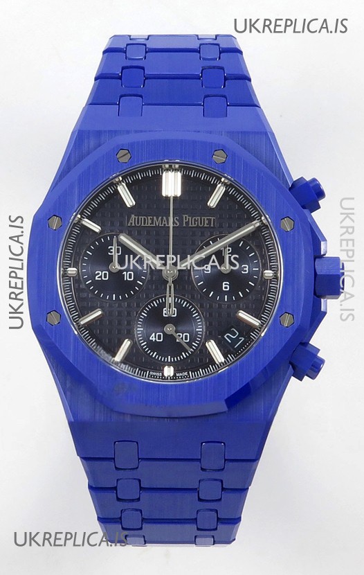 Royal Oak Chrono 26240 Blue Ceramic Super Clone Watch 