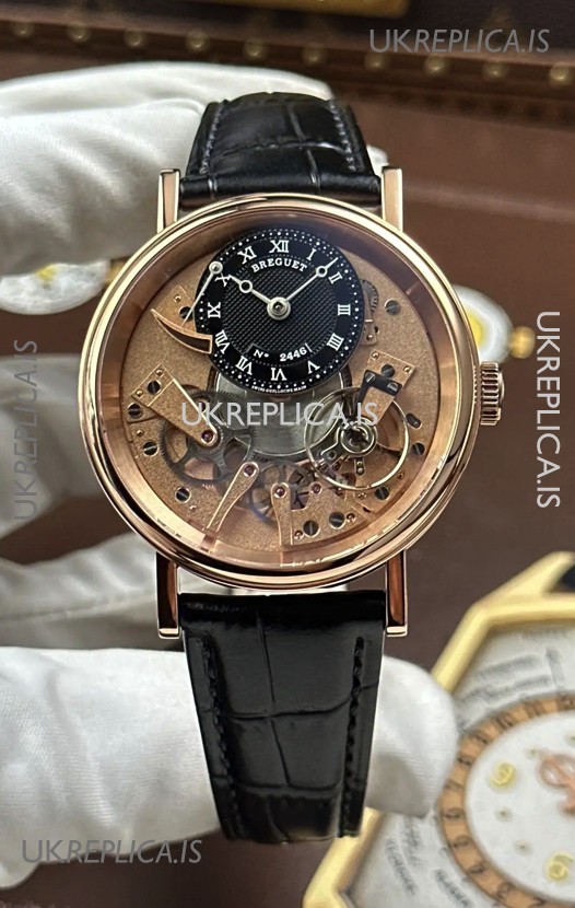 Breguet Tradition 7057BR/R9/9W6 Rose Gold Casing Single Tourbillon Super Clone Watch 