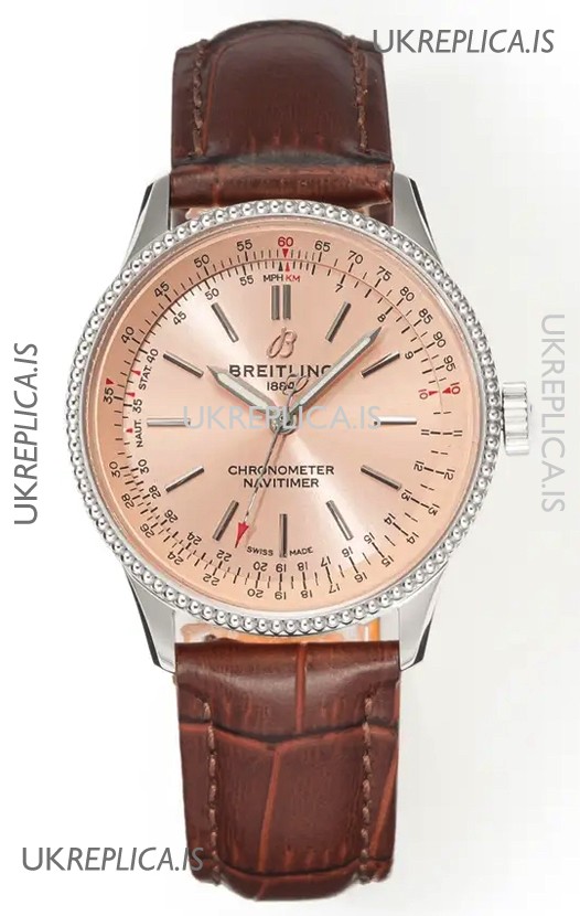 Navitimer Automatic 36 Champange Dial Steel Casing Super Clone Watch 