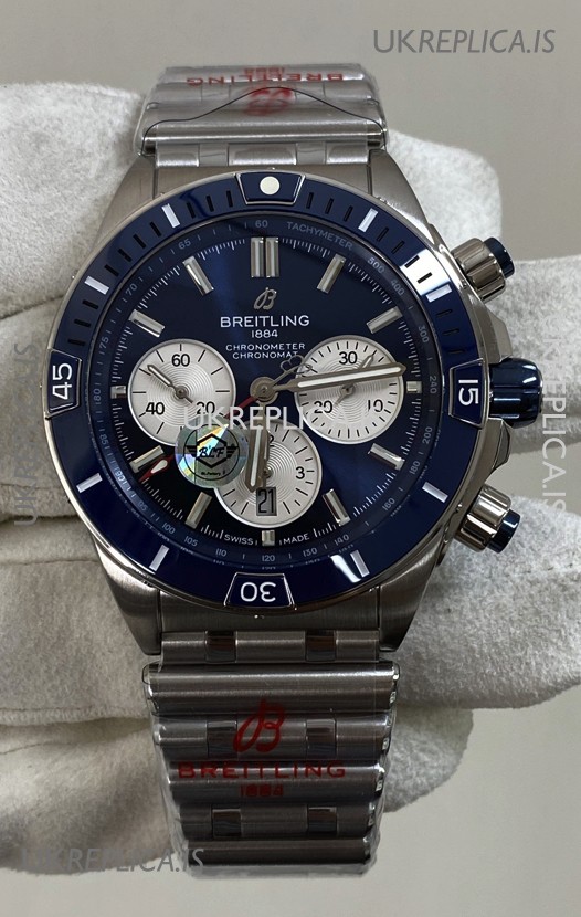 B01 42 Edition Swiss 904L Steel Casing Blue Dial Super Clone Watch 