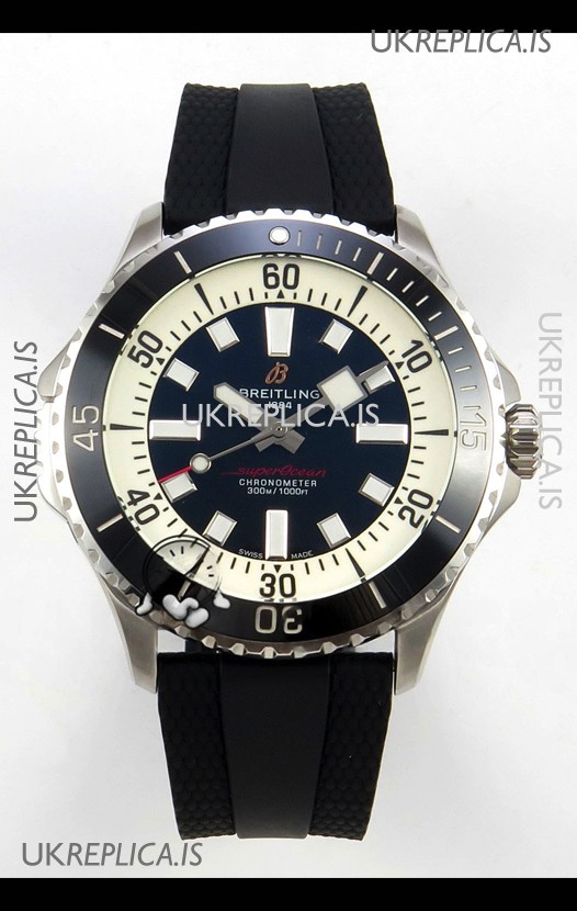 SuperOcean 46 A17378211B1S1 Black Dial Super Clone Watch 