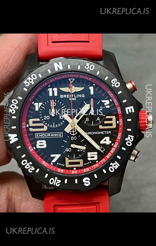 Breitling Endurance PRO 44 Red Strap Swiss Quartz Replica Watch
