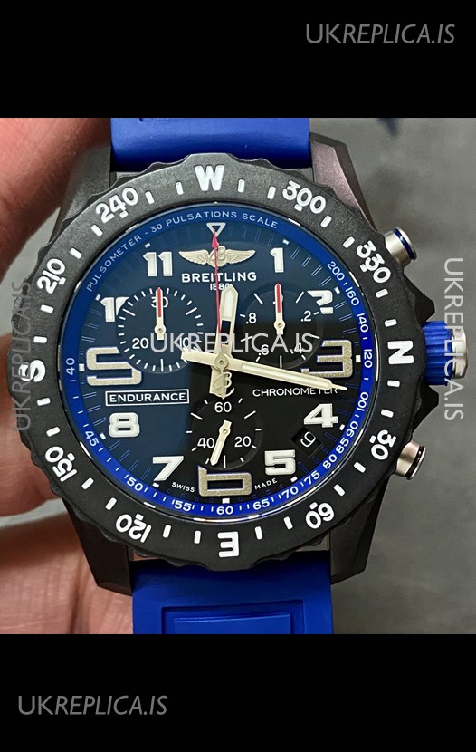 Breitling Endurance PRO 44 Dark Blue Strap Swiss Quartz Replica Watch