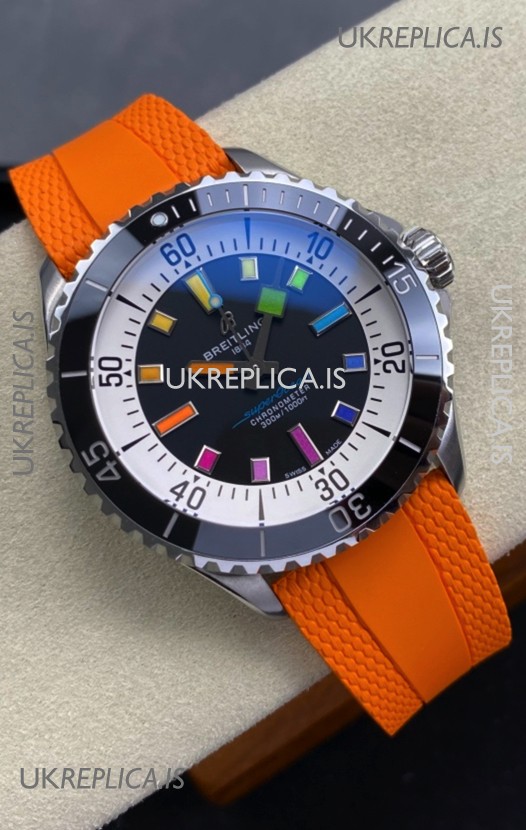 SuperOcean 42 A17375211B2S4 Black Dial Super Clone Watch 