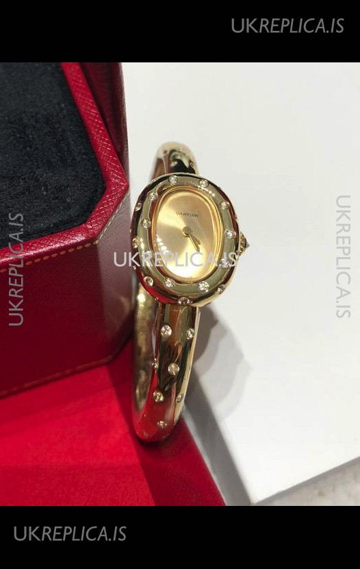 Baignoire De Cartier Yellow Gold Super Clone Quartz Replica Watch