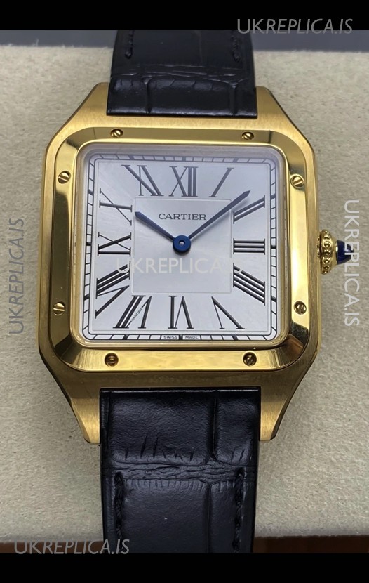 Cartier Santos Dumont in Yellow Gold 31MM Super Clone Watch 
