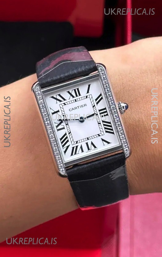 Cartier Tank Solo 27mm Steel Case Swiss Quartz Super Clone Watch 