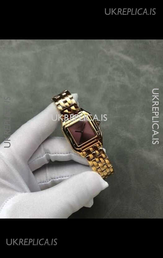 PANTHERE de Cartier 27MM Red Dial Super Clone Watch 