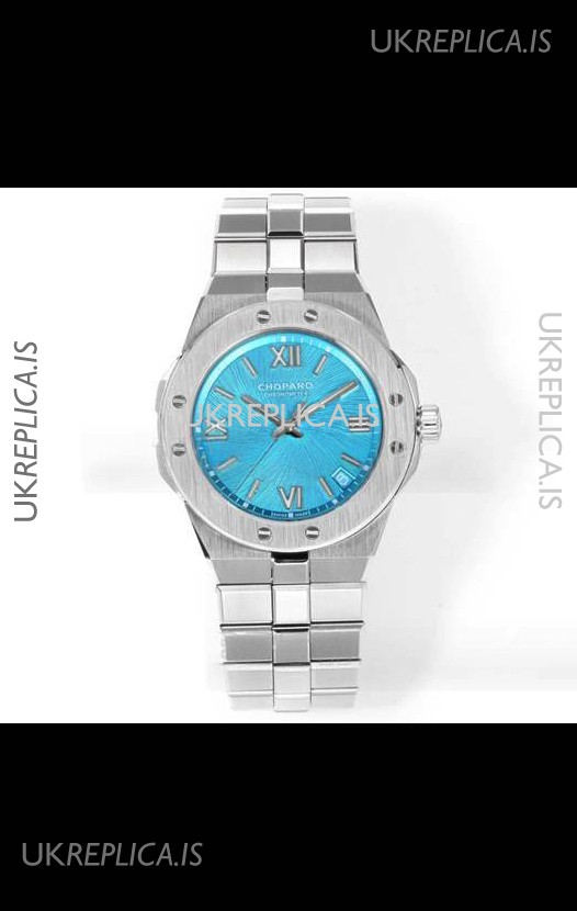 Chopard Alpine Eagle Stainless Steel Blue Dial Super Clone Replica Watch