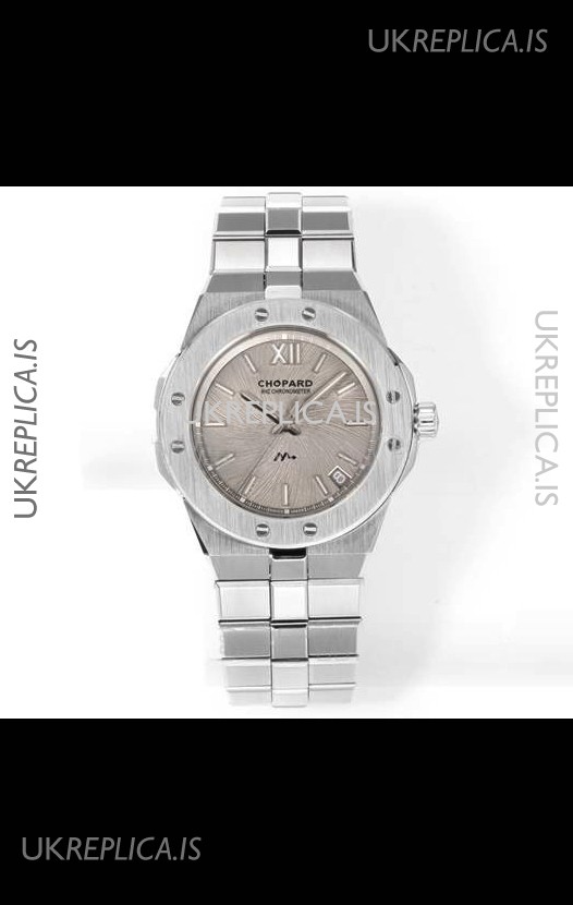 Chopard Alpine Eagle Stainless Steel Grey Dial Super Clone Replica Watch