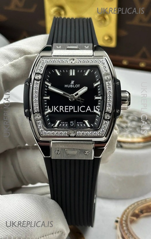Hublot Spirit of Big Bang Steel Case Black Dial 39MM Super Clone Watch 