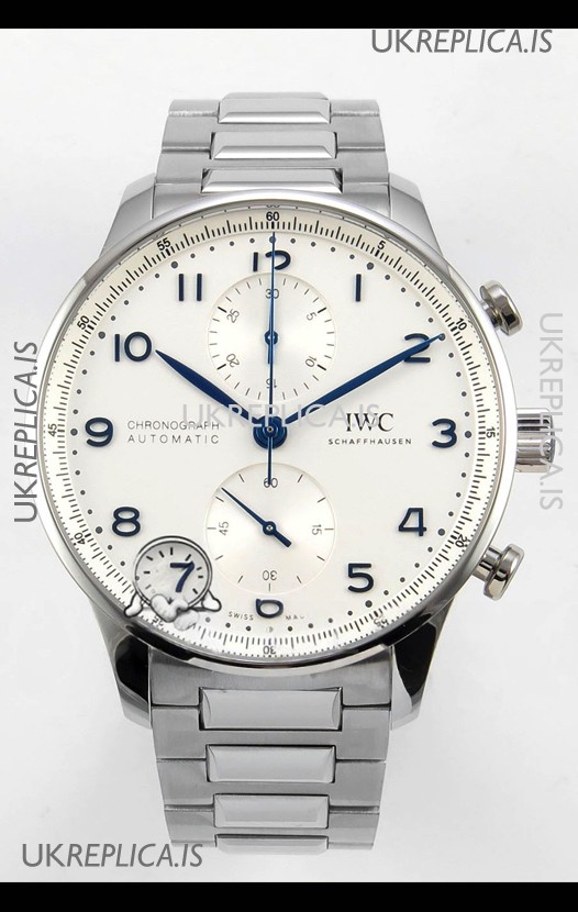 IWC Portuguese Chronograph White Dial Super Clone Watch 