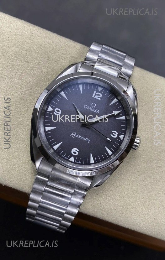 Omega Seamaster Railmaster Grey Dial Super Clone Watch 