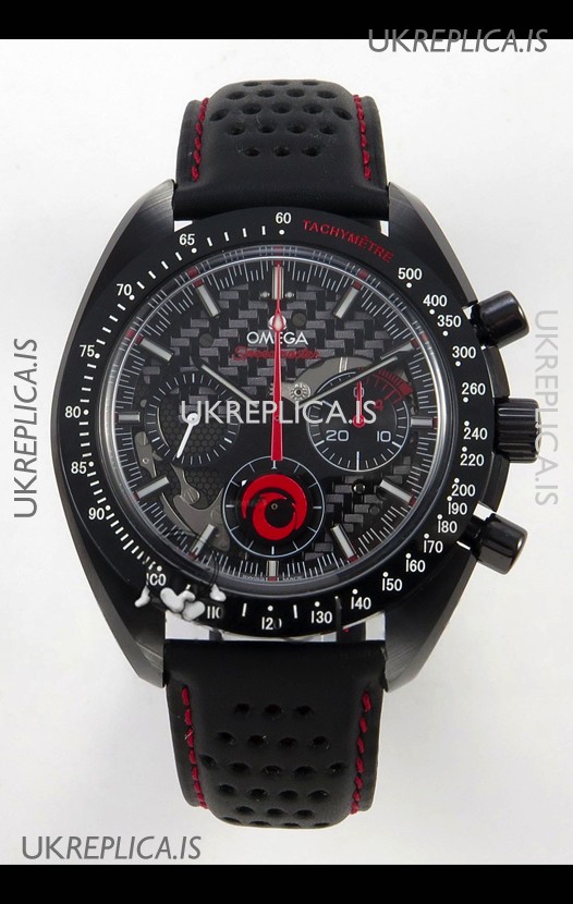 Omega Speedmaster Team Alinghi Black Ceramic Super Clone Watch 