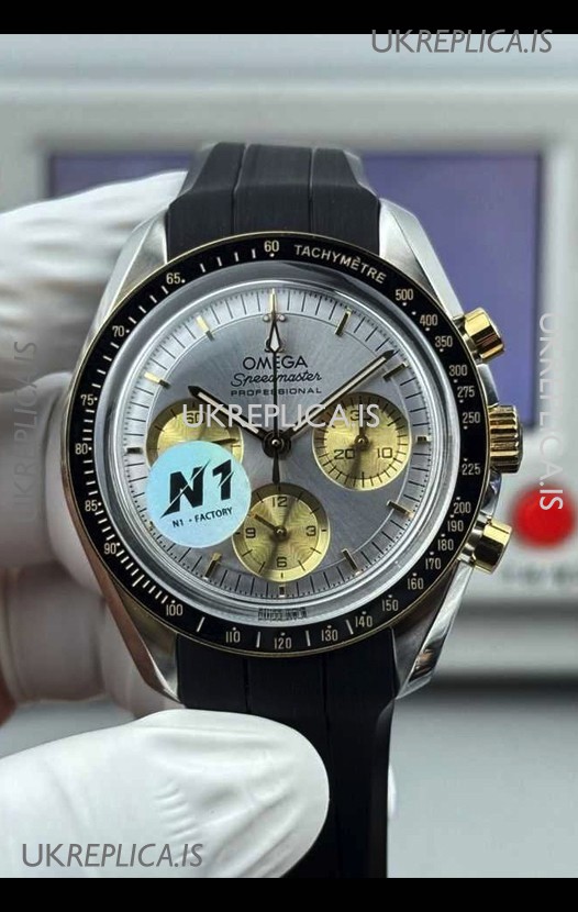 Omega Speedmaster Moonwatch Chronograph Steel Dial Super Clone Watch 