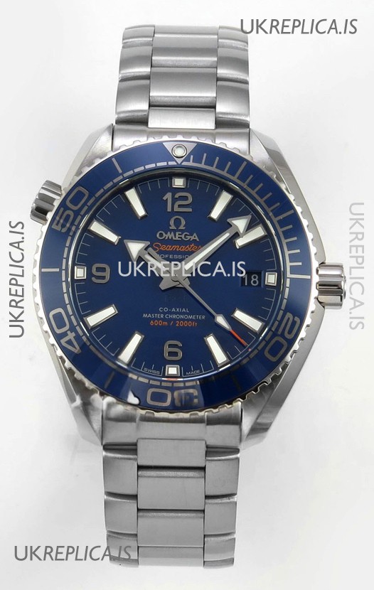 Omega Seamaster Planet Ocean 39.5MM Blue Dial Super Clone Watch 