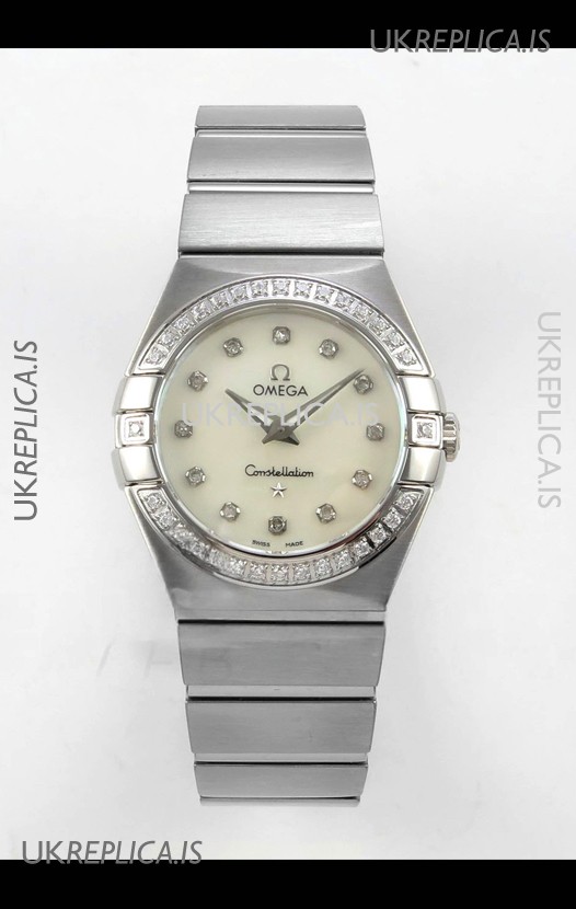 Omega Constellation 28MM Pearl Dial QUARTZ Super Clone Watch 